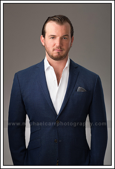 ¾ length business portrait