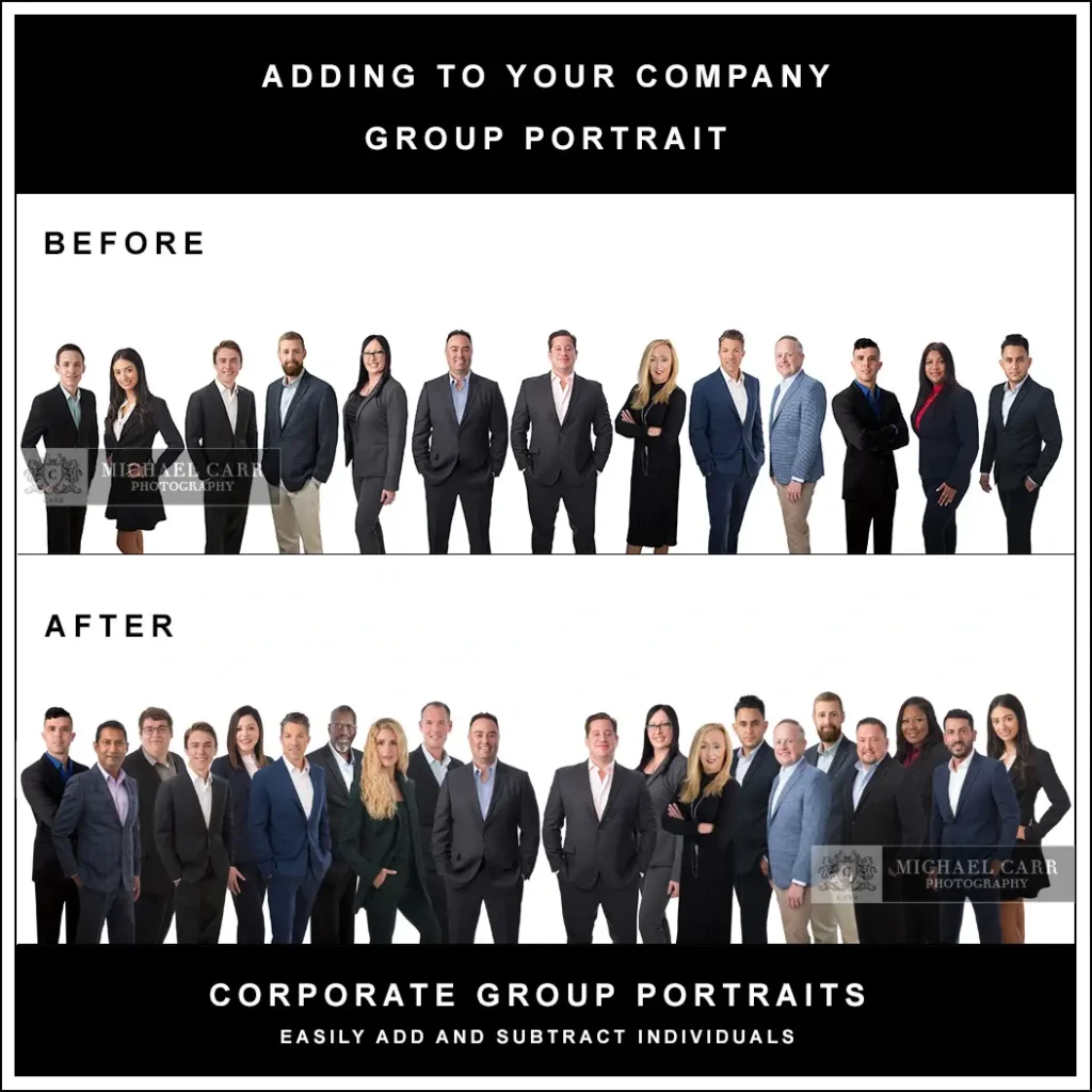 corporate group portraits