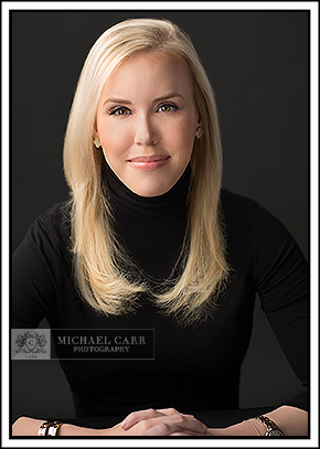 Modern Corporate Headshots Black Background