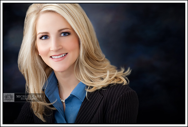 Modern Corporate Headshots Blue Canvas Background