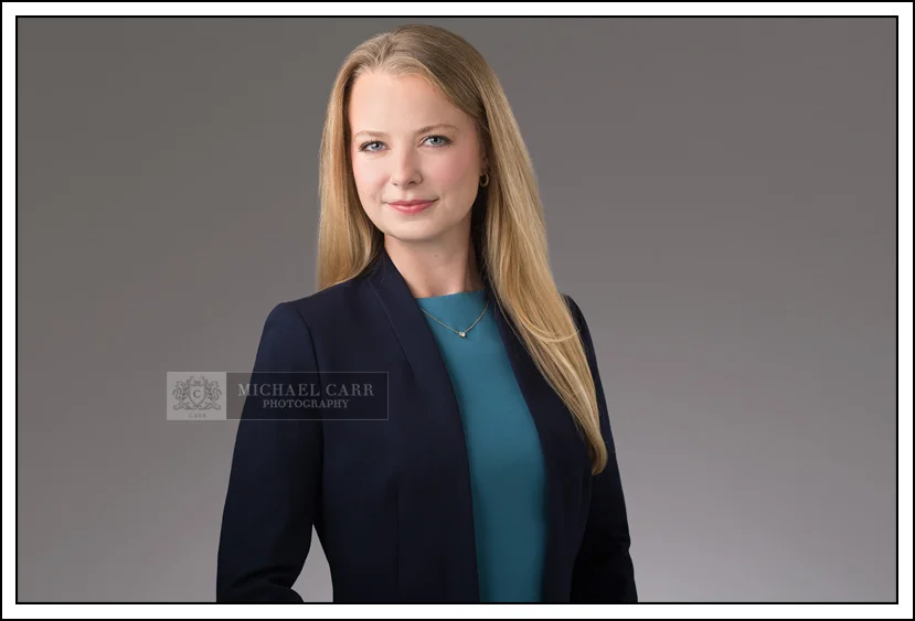 Houston Headshot Photographer Cheap vs Professional Headshots - Houston corporate headshot of a business professional showcasing a polished and approachable professional image