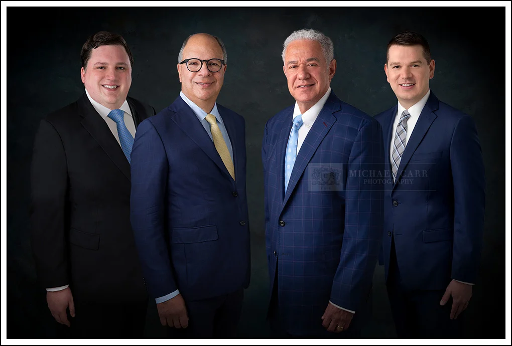 Houston corporate group portrait of professional business team