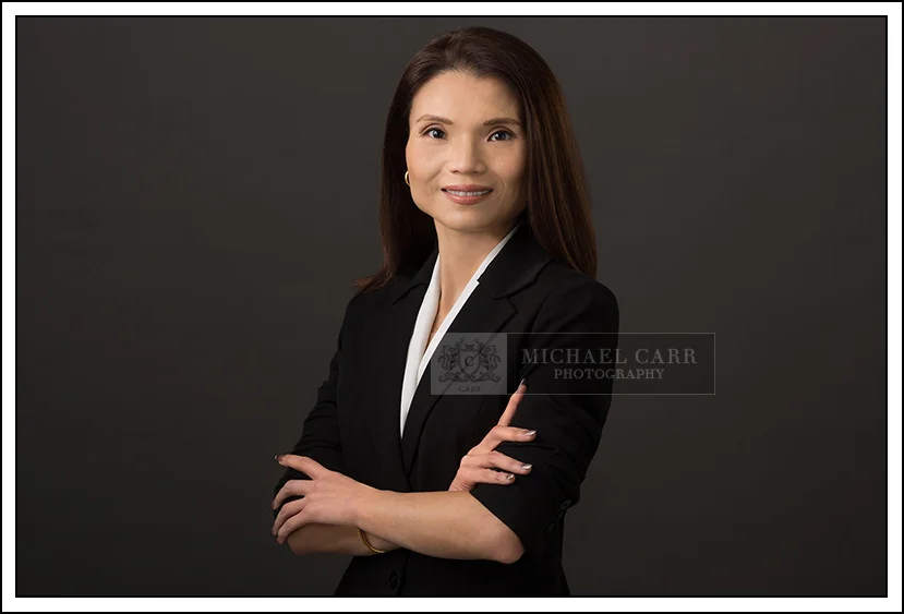 Houston Headshot Photographer Professional LinkedIn portrait of female executive in Houston