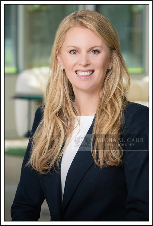 Houston Headshot Photographer Houston on-location business portrait of female professional