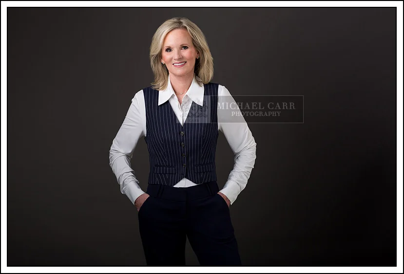 Houston Headshot Photographer Professional personal branding portrait in Houston studio